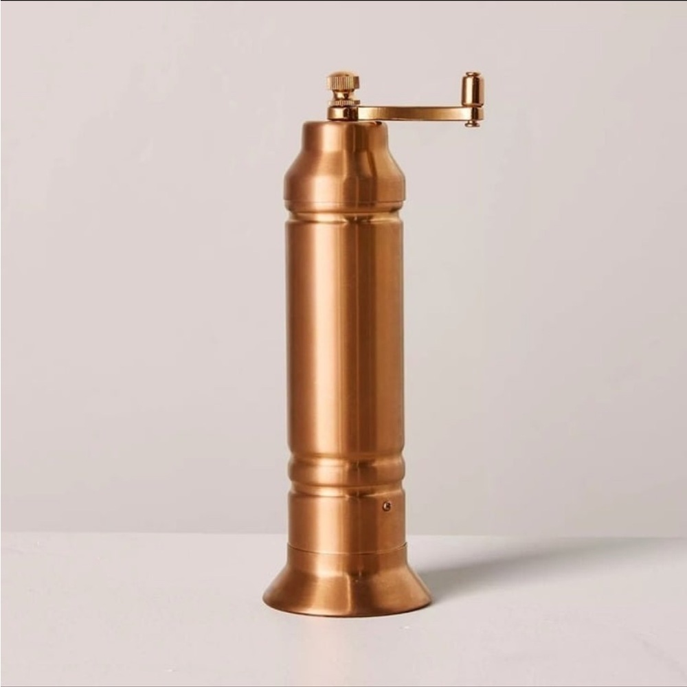 Hearth & Hand Magnolia Tall Salt & Pepper Crank Grinder Copper Finish